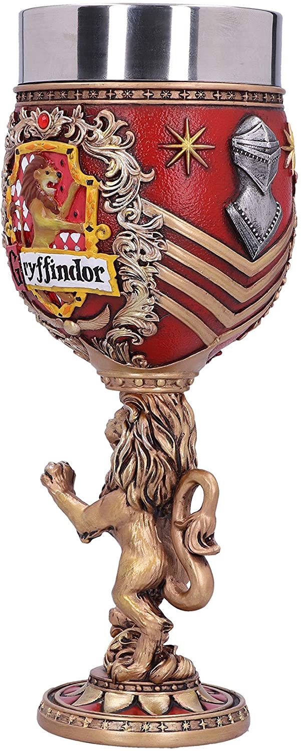 Nemesis Now Harry Potter Gryffindor Hogwarts House Sammelkelch, Rotgold, 19,5 cm