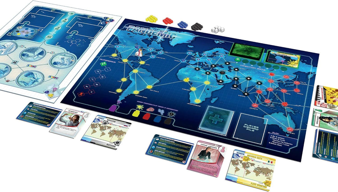 Z-Man Games |Pandemic in the Lab Board Game EXPANSION | Ages 8+ | For 1 to 6 Players | Average Playtime 45 Minutes