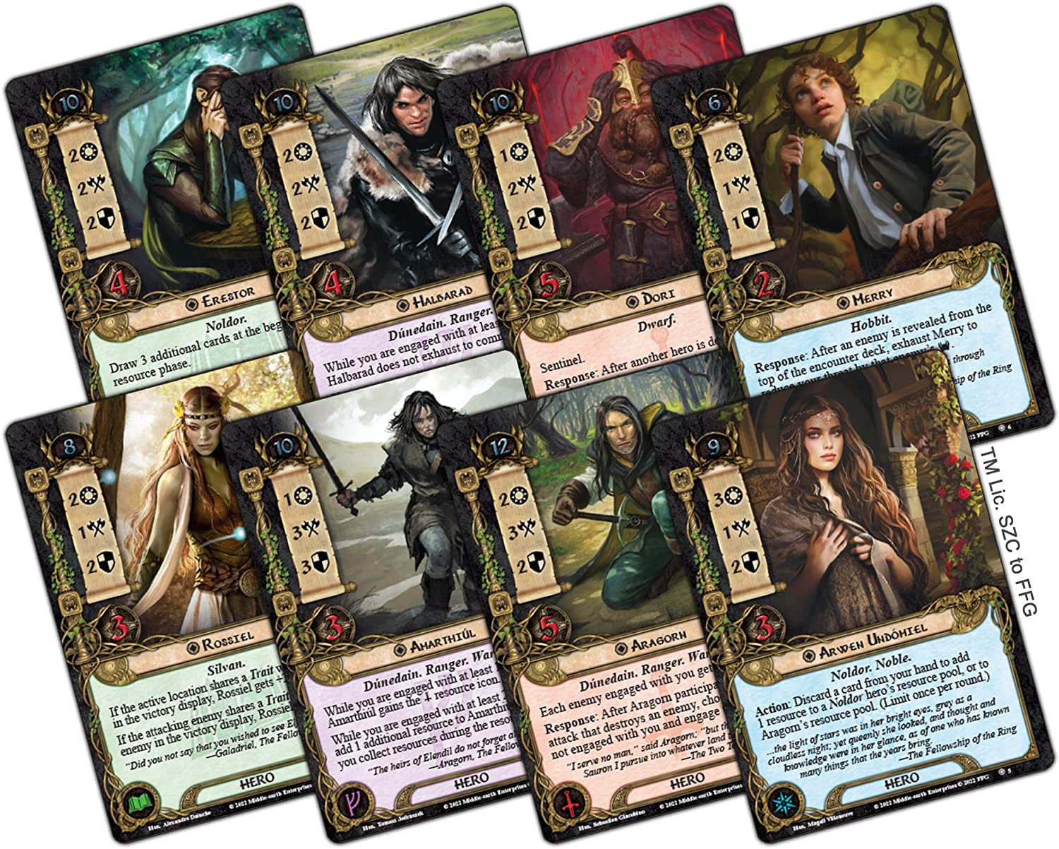 Fantasy Flight Games Lord of the Rings LCG Angmar Awakened Hero Expansion 3