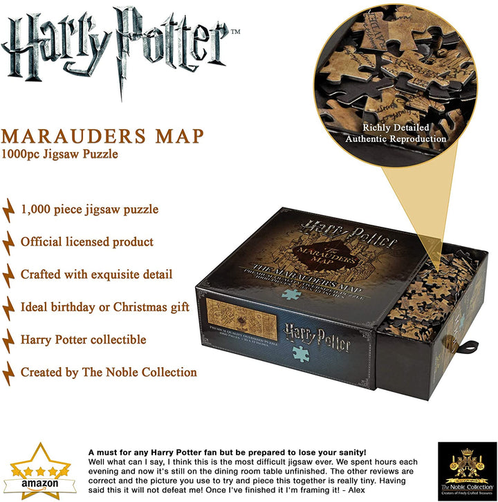 Die edle Sammlung Marauders Karte 1.000pc Jigsaw Puzzle überdimensioniert