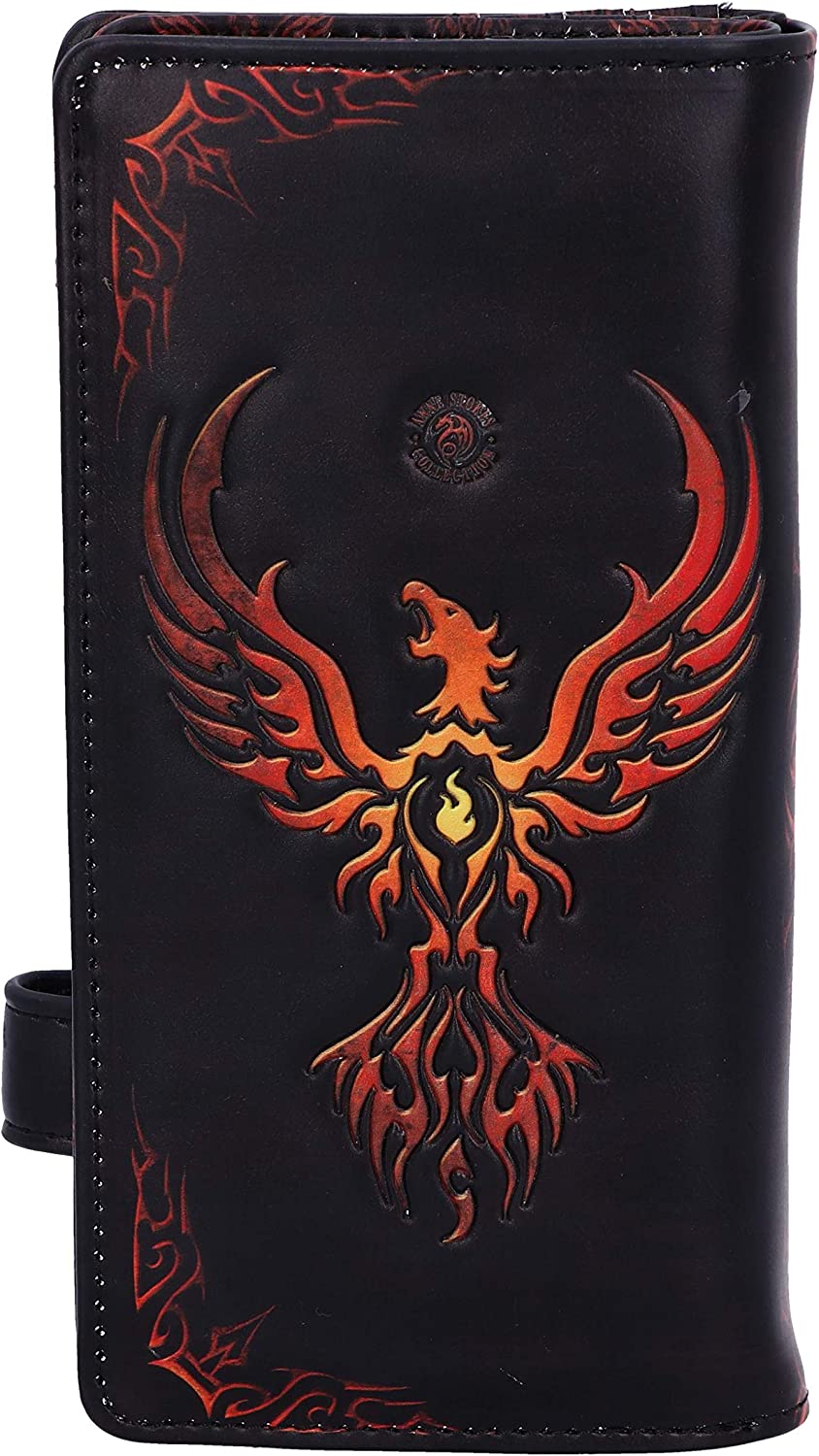 Nemesis Now Anne Stokes Phoenix Rising Mythical Bird Geprägte Geldbörse, Schwarz, 18,5