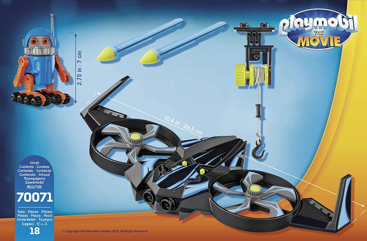 Playmobil Der Film 70071 Robotitron mit Drohne
