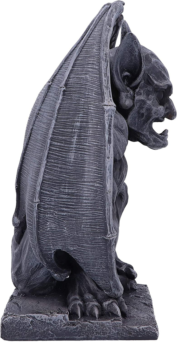Nemesis Now Adalward dunkelschwarze groteske Gargoyle-Figur, 26 cm