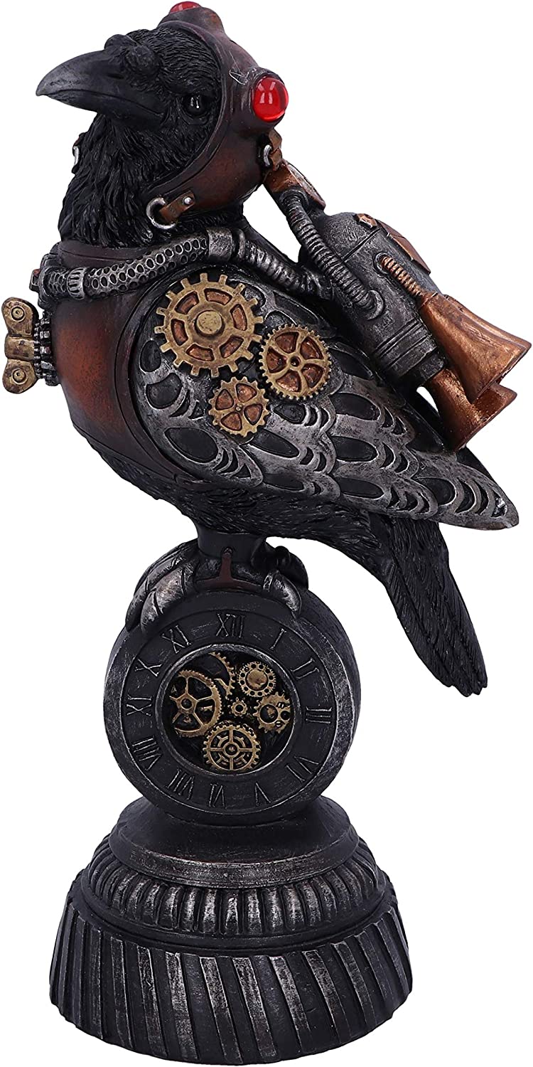 Nemesis Now Steampunk Rivet Raven Figur, 24 cm