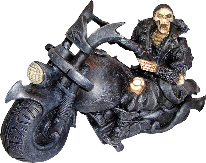 Nemesis Now Screaming Wheels 18 cm, Harz, Schwarz