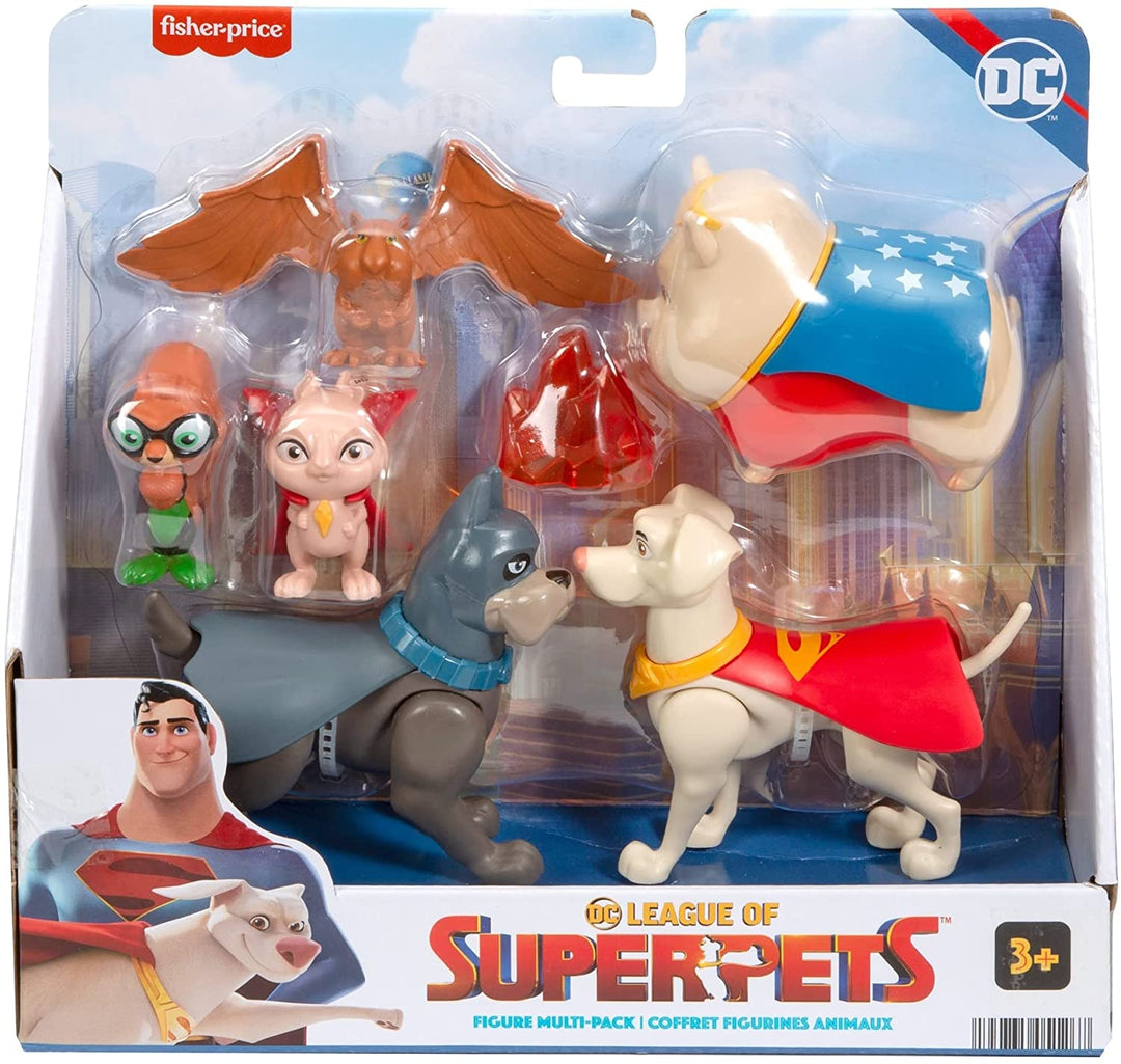 Fisher-Price DC League of Super-Pets Figuren-Multipack