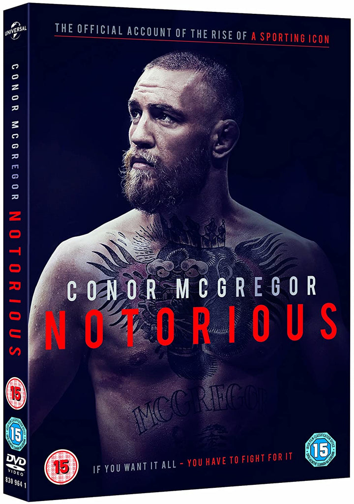 Conor McGregor – Notorious (Offizieller Film) [2017] [2016] – Dokumentarfilm/Sport [DVD]