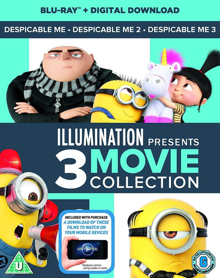 Ich – Einfach unverbesserlich 1-3 Boxset – Familie/Komödie [Blu-Ray]