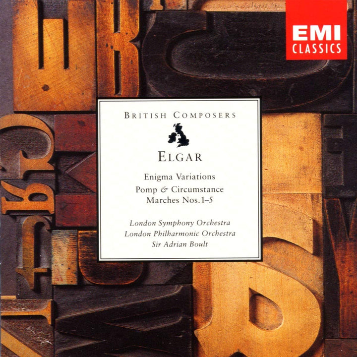Elgar – Orchesterwerke – Enigma-Variationen – Pomp &amp; Circumstance Marches Nr. 1–5 [Audio-CD]