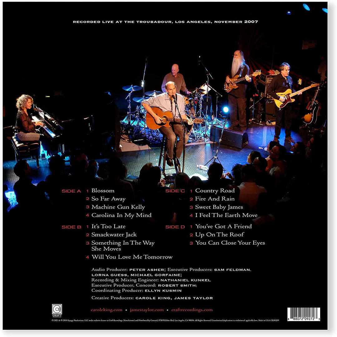 James Taylor & Carole King - Live At The Troubadour [Vinyl]