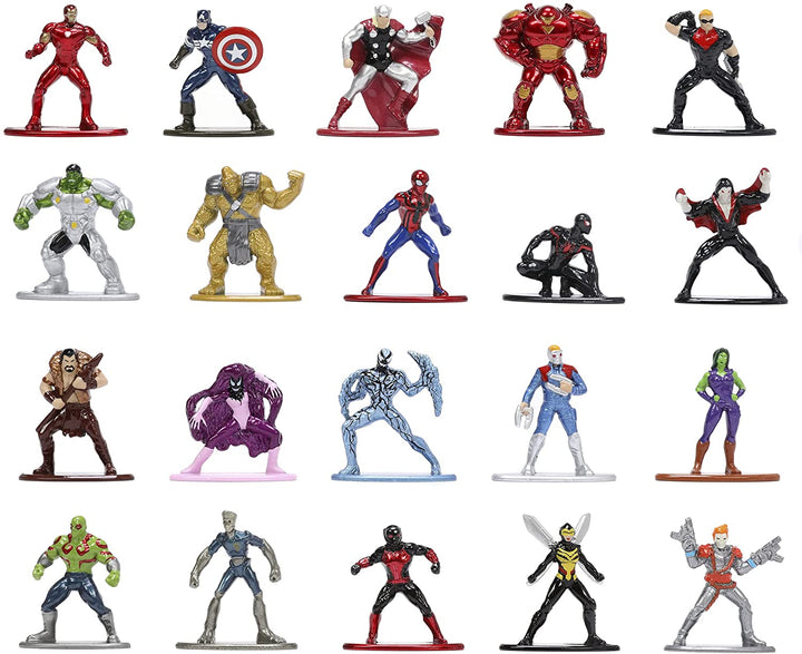 Jada 253225018 Marvel 20 DIE-CAST Figurenpaket Wave 6, Multi