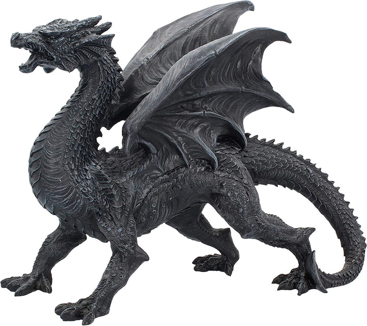 Nemesis Now D1242D5 Drachenwächter-Figur, 28,5 cm, Schwarz