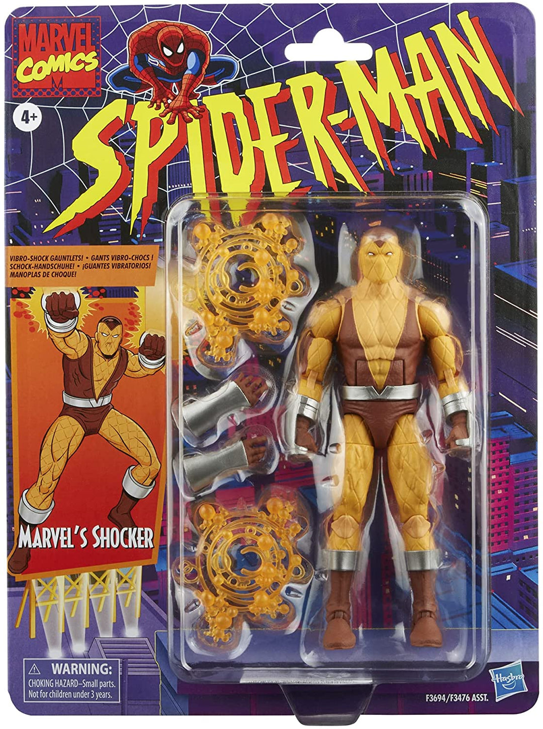 Marvel Legends Series Spider-Man Shocker Action Figure - 15 cm Collectible with Accessories (F3694)