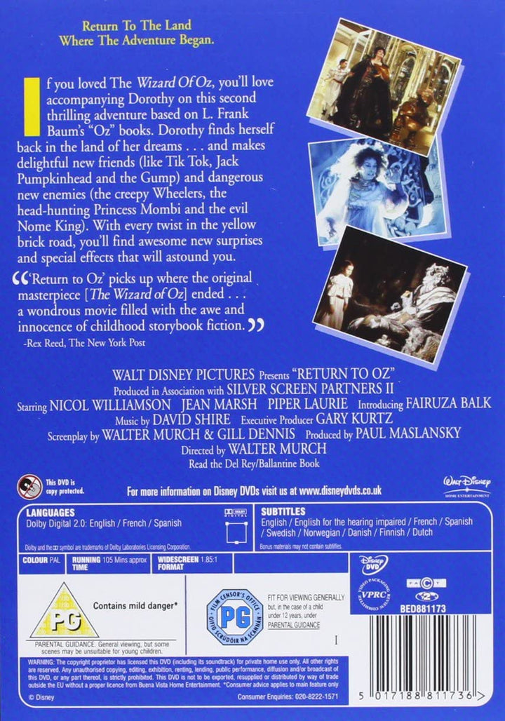 Return To OZ – Fantasy/Familie [DVD]
