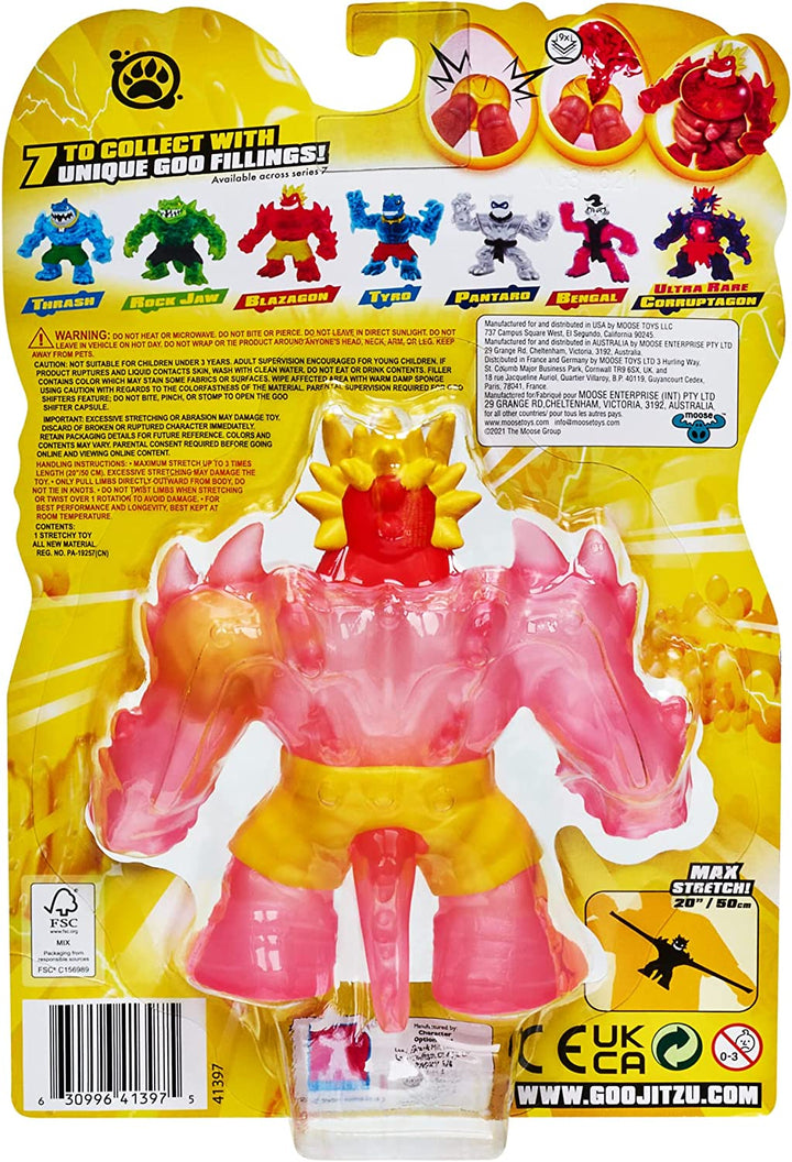 Heroes of Goo Jit Zu Goo Shifters Blazagon Heldenpaket. Super dehnbar, Super Squi