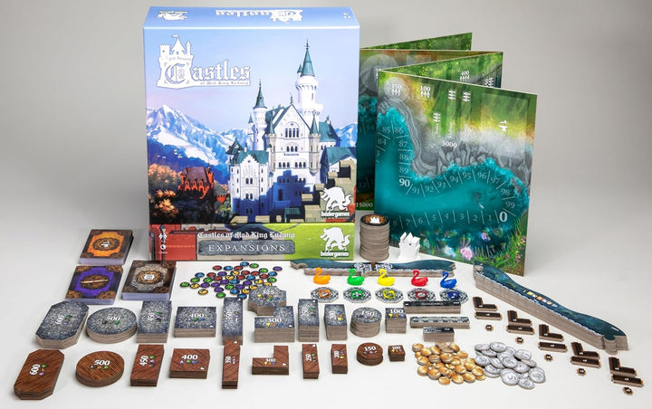 Castles of Mad King Ludwig Expansions 2e by Bezier Games, Strategy Board Game