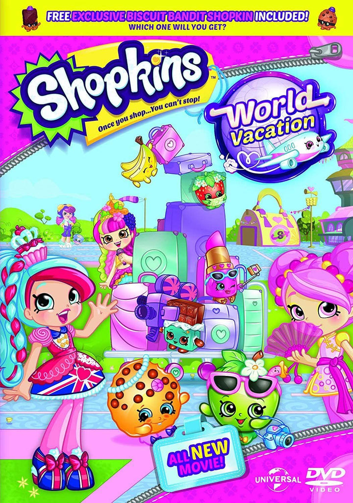 Shopkins – World Vacation (enthält exklusive Shopkin-Figur) – Animation [DVD]