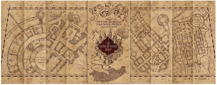 Die edle Sammlung Marauders Karte 1.000pc Jigsaw Puzzle überdimensioniert