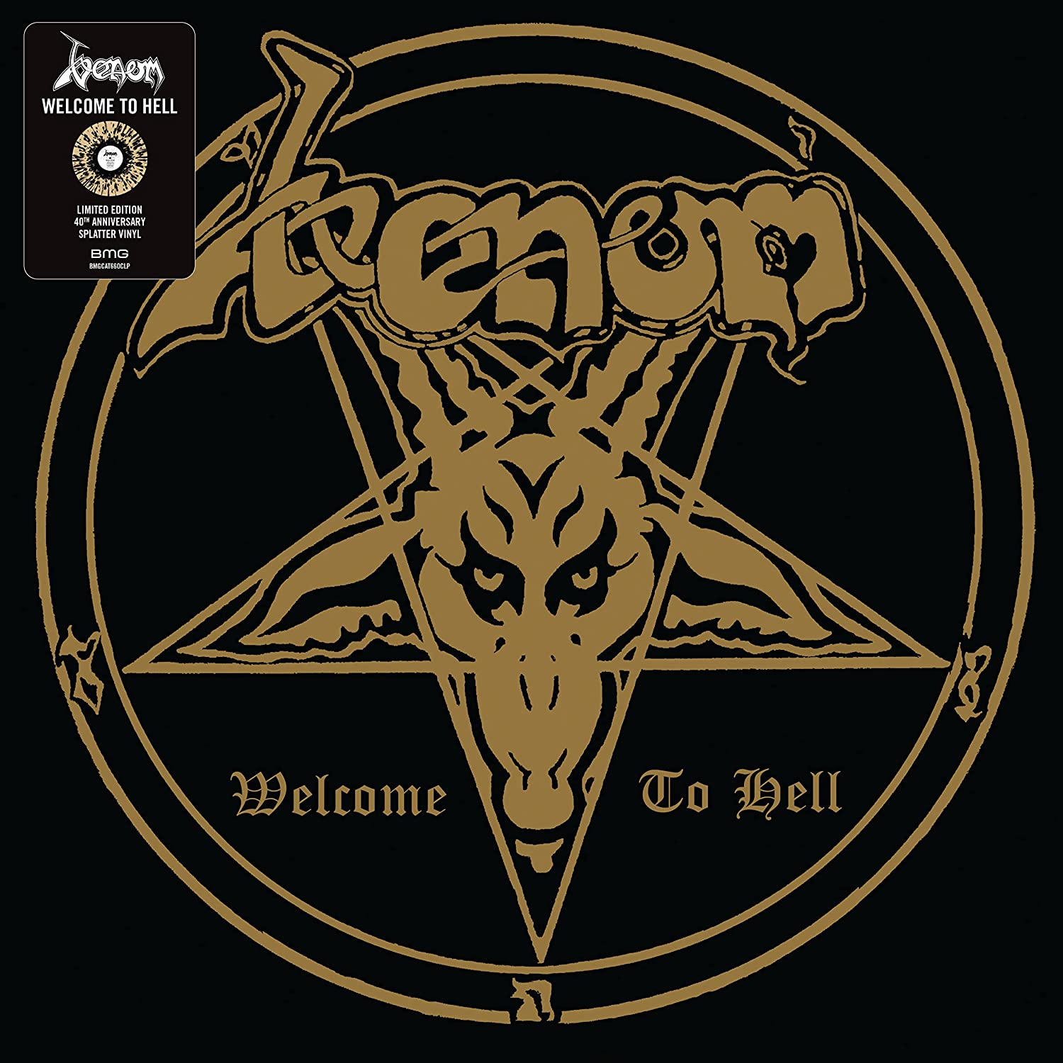 Venom - Welcome To Hell (Gold & Black Splatter Vinyl) [VINYL]