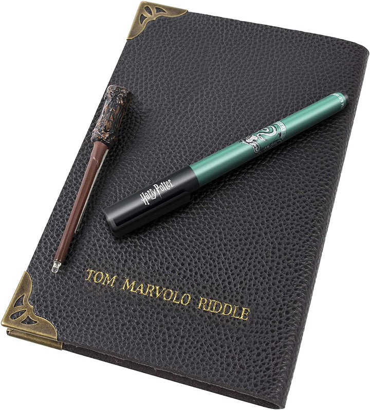 Beeindruckend! Stuff Collection Harry Potter Tom Riddles Tagebuch Notizbuch, Slytherin House Pen &amp; UV Zauberstab