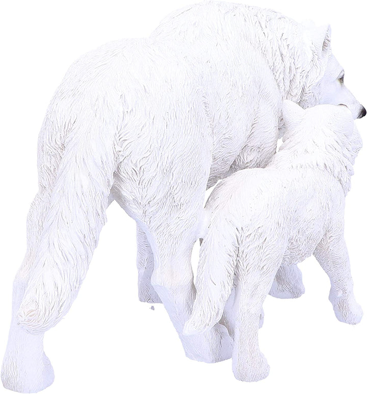Nemesis Now U4774P9 Winter Offspring Figur, 27,5 cm, Kunstharz, Weiß, Einheitsgröße