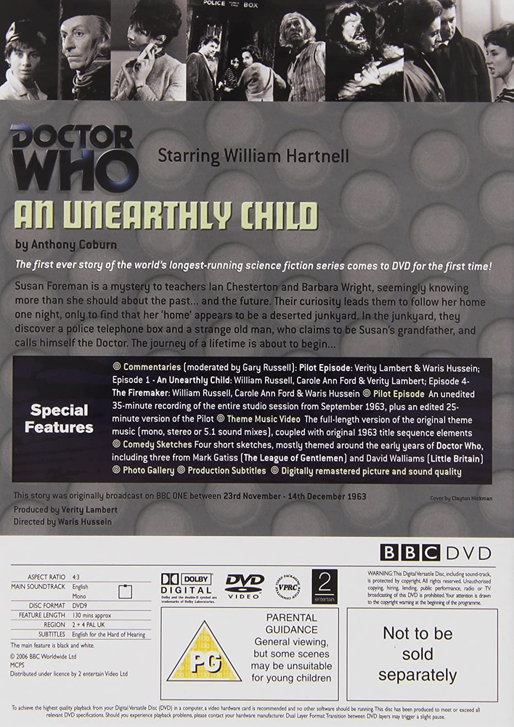 Doctor Who – The Beginning: An Unearthly Child / The Daleks / The Edge of Destruction – [DVD]