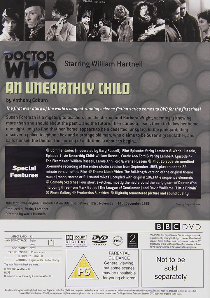 Doctor Who – The Beginning: An Unearthly Child / The Daleks / The Edge of Destruction – [DVD]