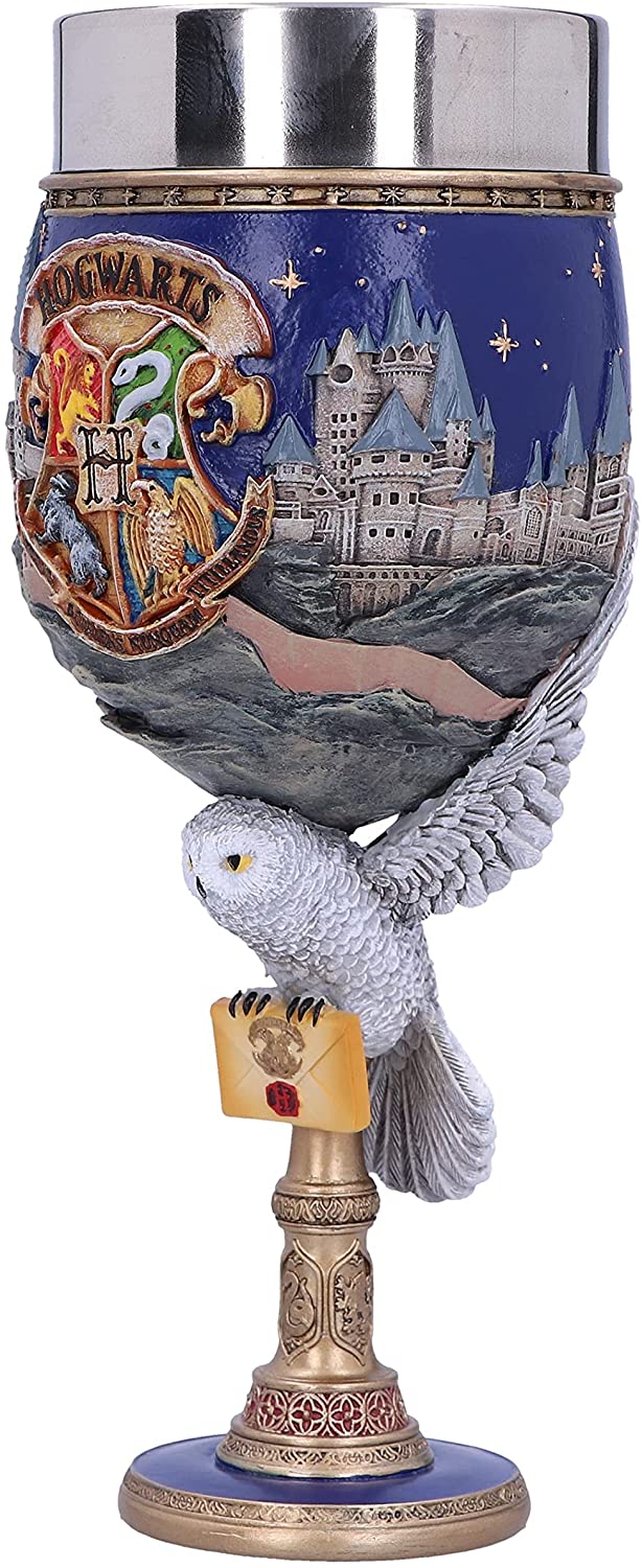 Nemesis Now Harry Potter Hogwarts-Schule für Hexerei und Zauberei, Sammlerkelch, blau, 19,5 cm