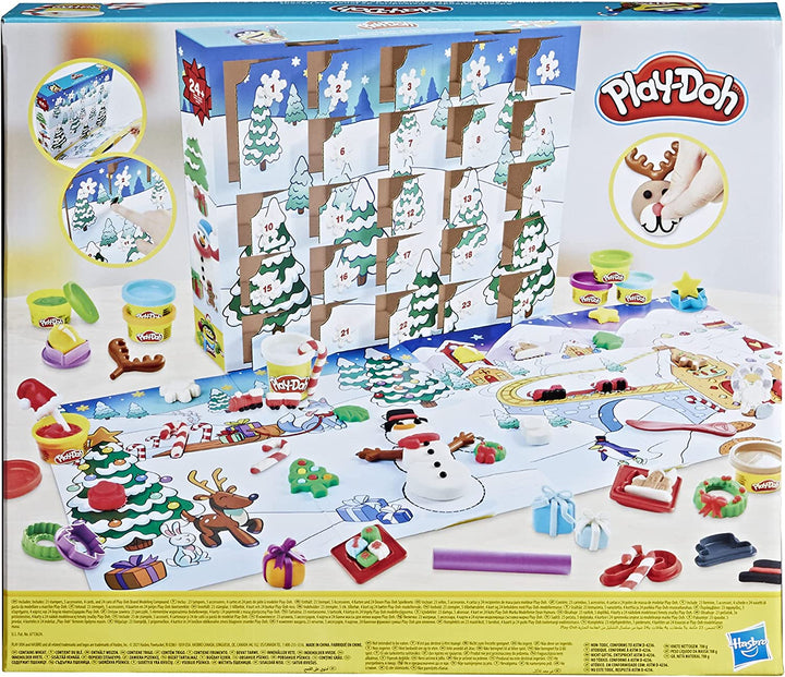 Play-Doh Adventskalender-Spielzeug für Kinder ab 3 Jahren mit über 24 Überraschungen,