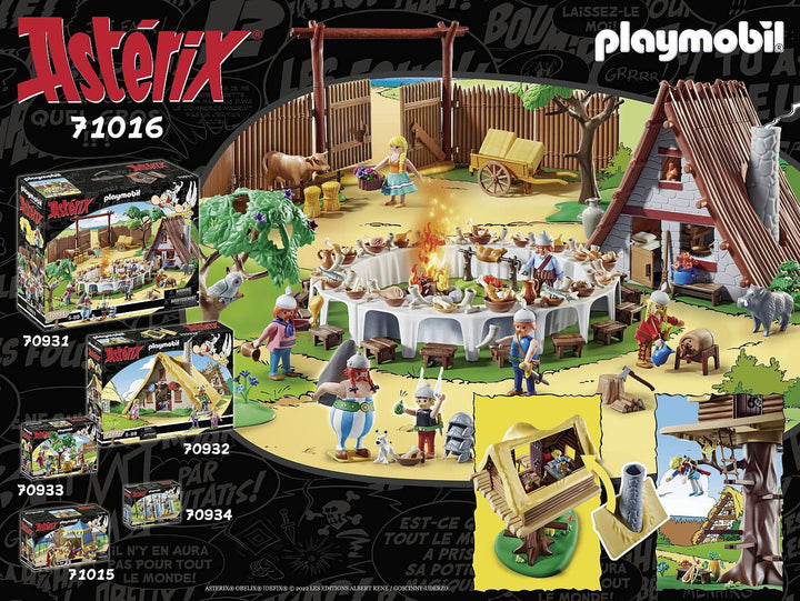 PLAYMOBIL Asterix 71016 Cacofonix mit Baumhaus, Spielzeug für Kinder ab 5 Jahren