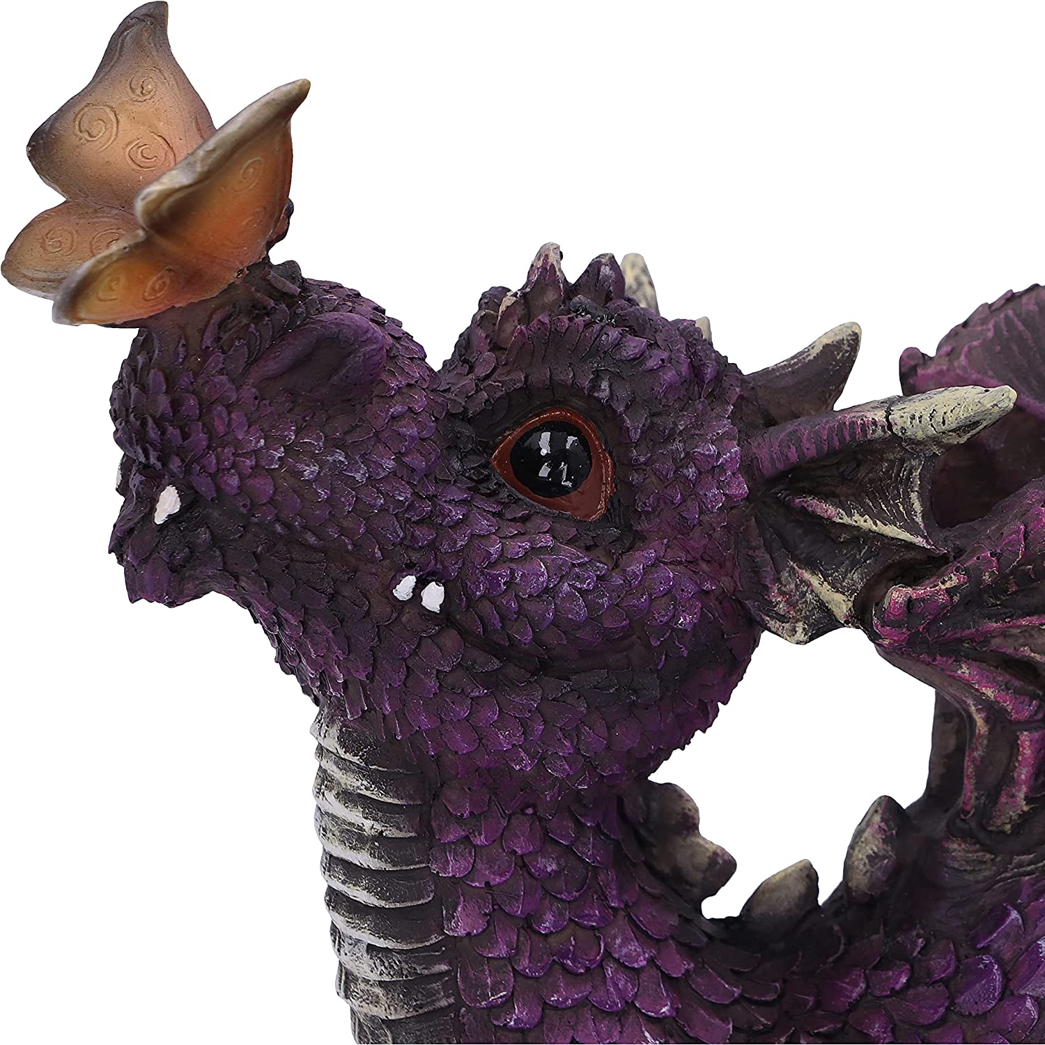 Nemesis Now Nature's Kiss - Purple Dragon Figurine 4