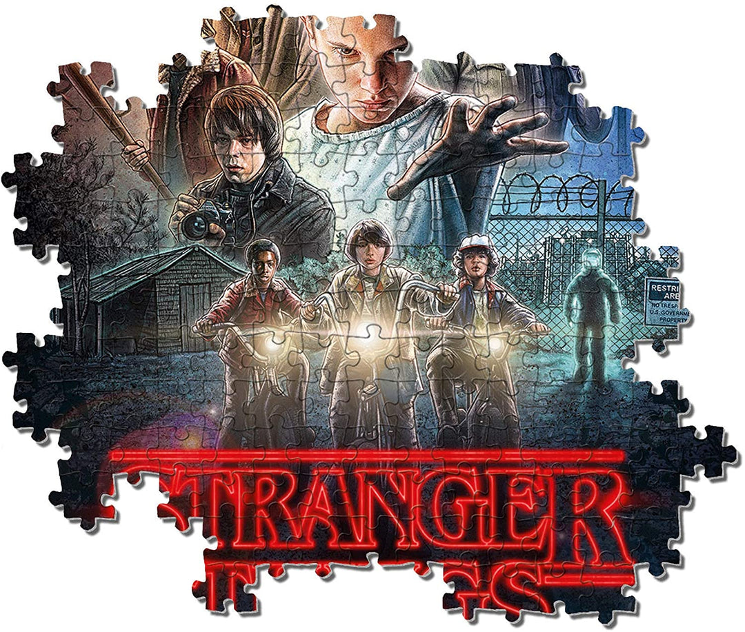 Clementoni – 39542 – Puzzle Stranger Things – 1000 Teile – Hergestellt in Italien – Puzzles für Erwachsene – Puzzles Netflix