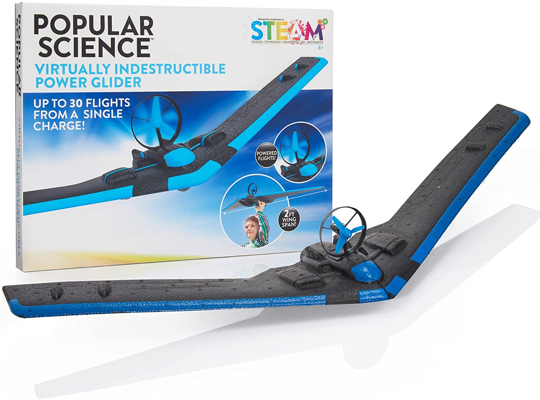 POPULAR SCIENCE Power Glider Flugflugzeug | Outdoor-, Garten- und Parkspiel | STENGEL