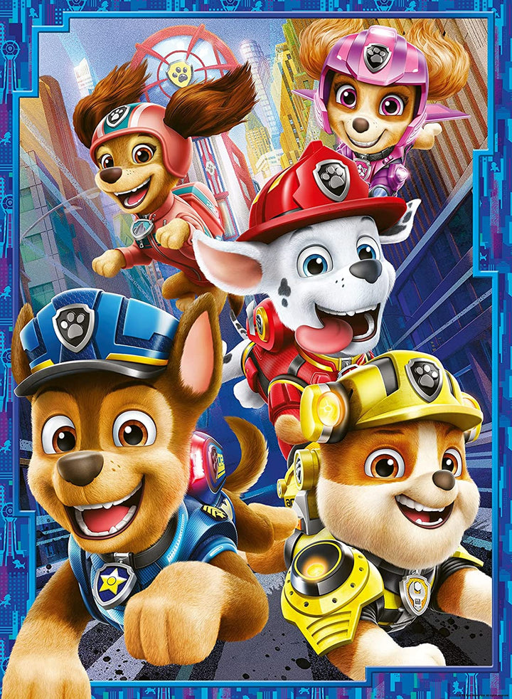 Ravensburger 4005556132683 Puzzle 100 Teile XXL Chiens Héroïques/Pat'Patrouille, der Film für Kinder