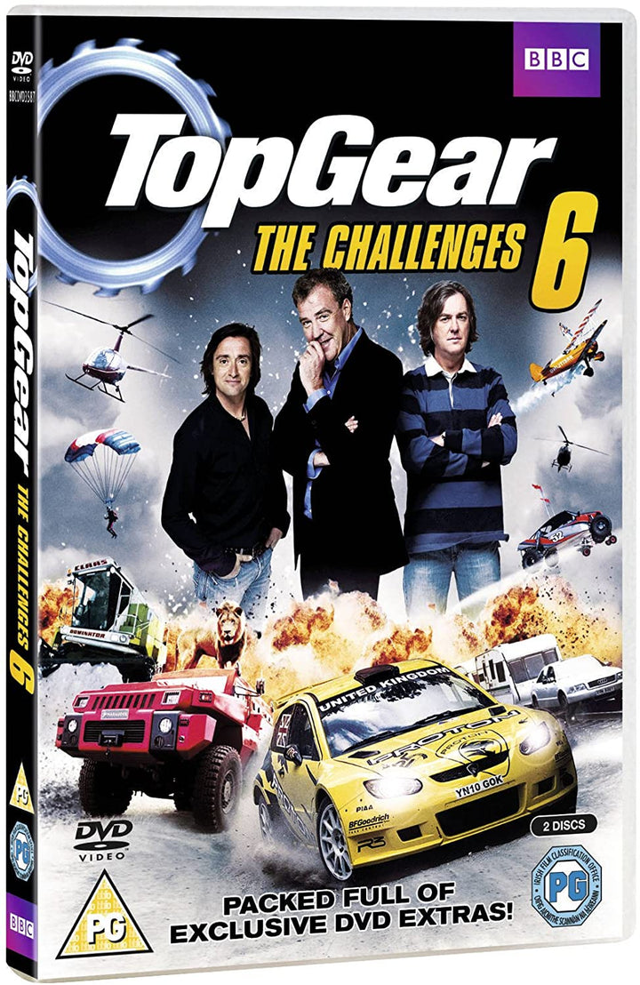 Top Gear - The Challenges 6 (with Augmented Reality) [DVD]