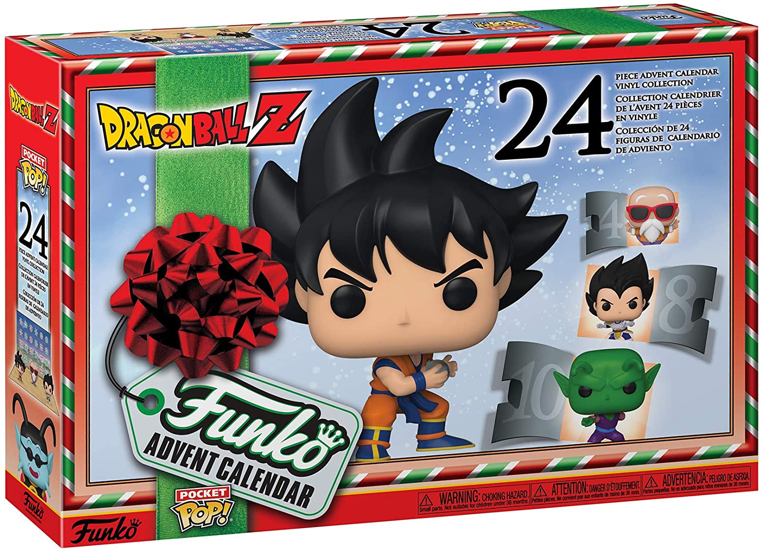 Funko POP Advent Calendar: Dragon Ball Z 49660 - 24-Piece Pocket Pop! Vinyl Figure Countdown
