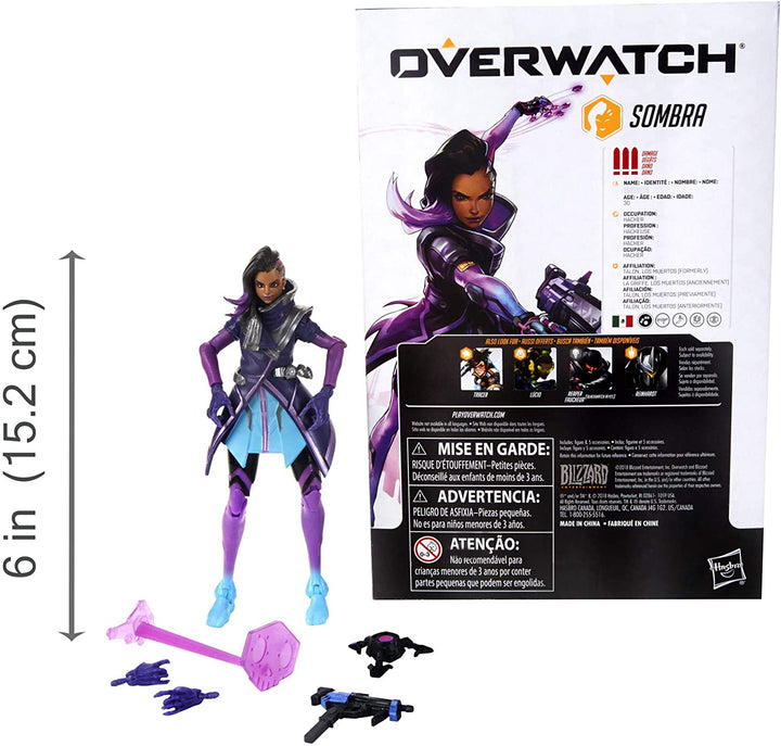 Overwatch Ultimates Series Sombra 6-Zoll-Sammel-Actionfigur