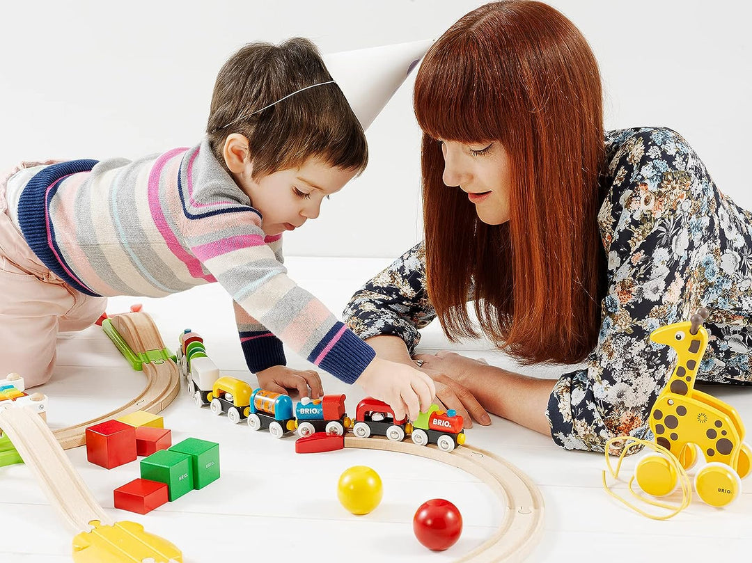 BRIO 33727 Mein erstes Eisenbahn-Einsteigerpaket, FSC-zertifiziert (Buche)