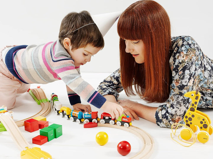 BRIO 33727 Mein erstes Eisenbahn-Einsteigerpaket, FSC-zertifiziert (Buche)