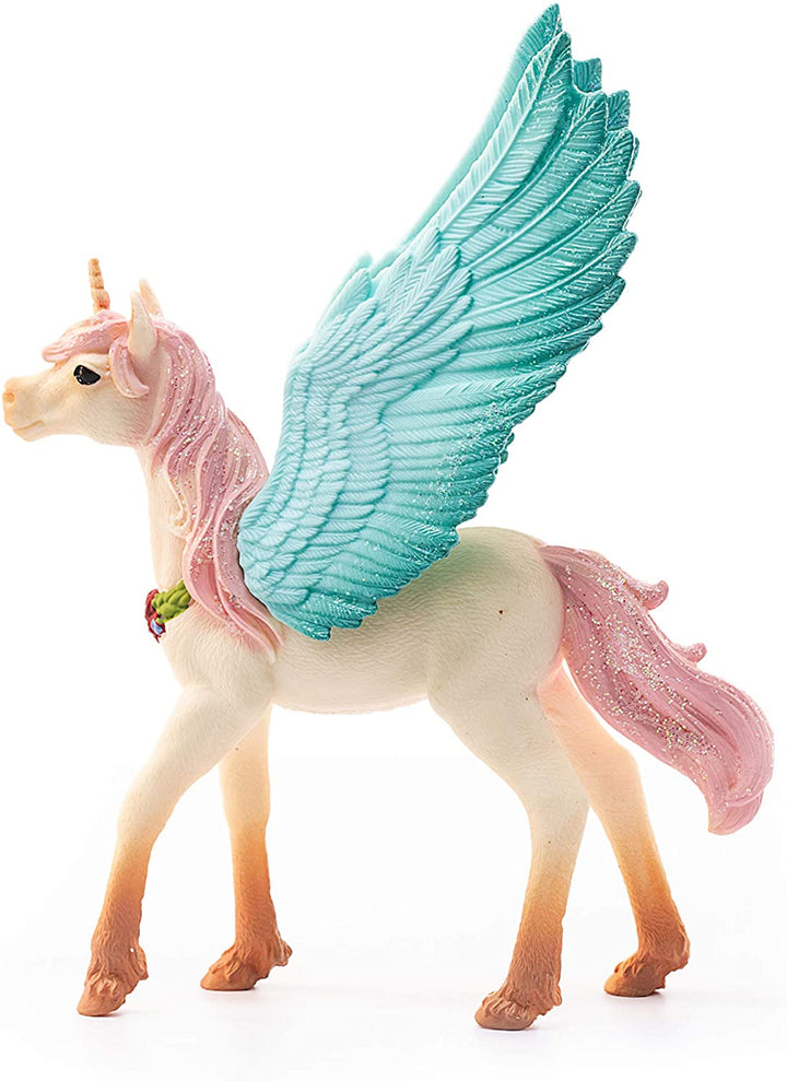 Schleich Bayala 70575 Pegaso Unicorno Decorato, Puledro