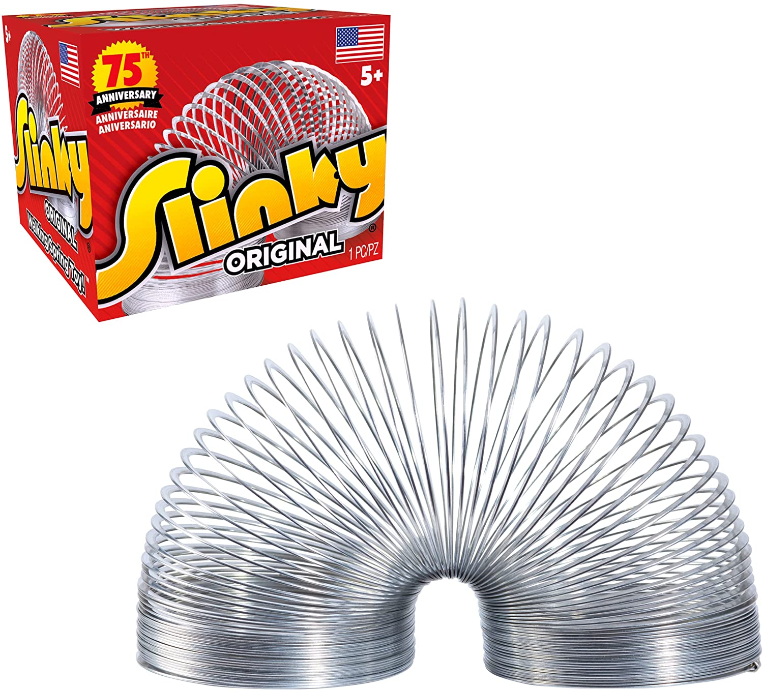 Slinky F9L60100 - Original Metal Walking Spring Toy for Kids 5+