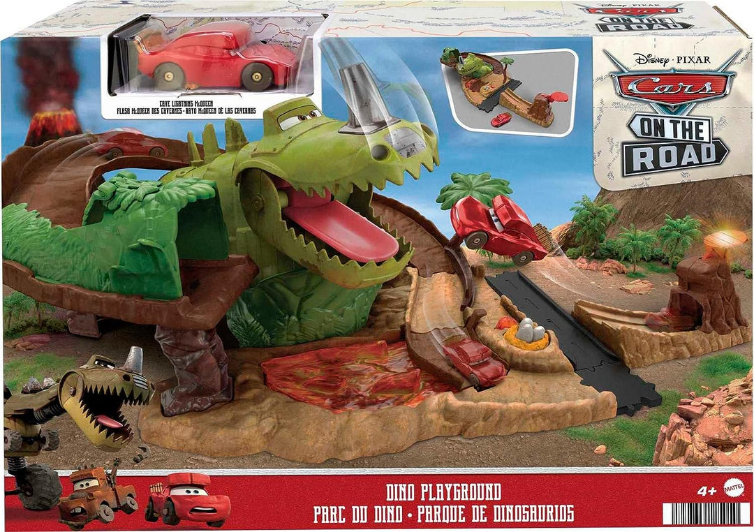 Disney Pixar Cars On The Road Dino Playground Playset