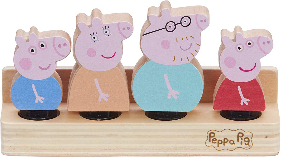 Peppa Pig 07207 Familienfiguren aus Holz