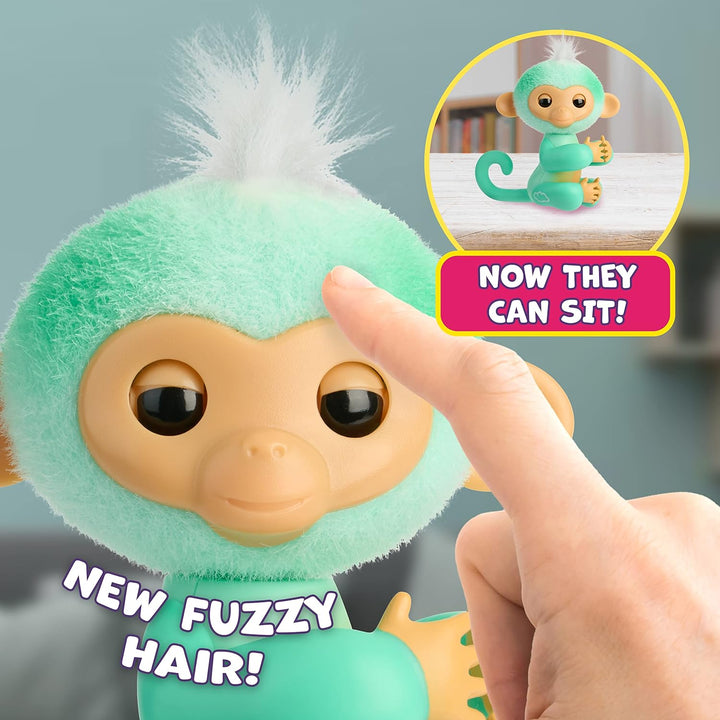 Fingerlings 3116 Interaktives Affenbaby Ava, über 70 Geräusche und Reaktionen, Herzlicht