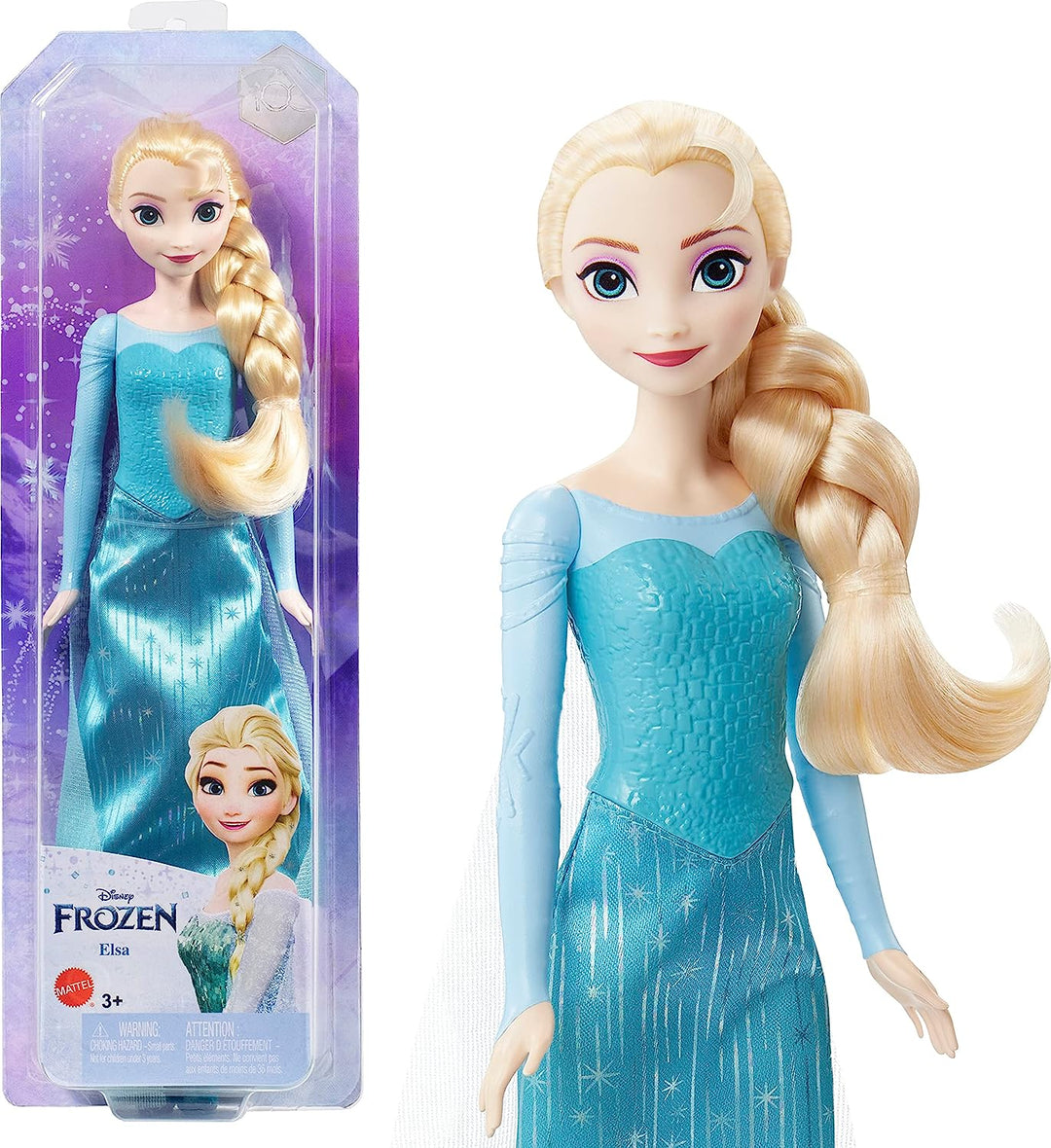 Disney Frozen Toys, Elsa-Modepuppe mit charakteristischer Kleidung und Accessoires