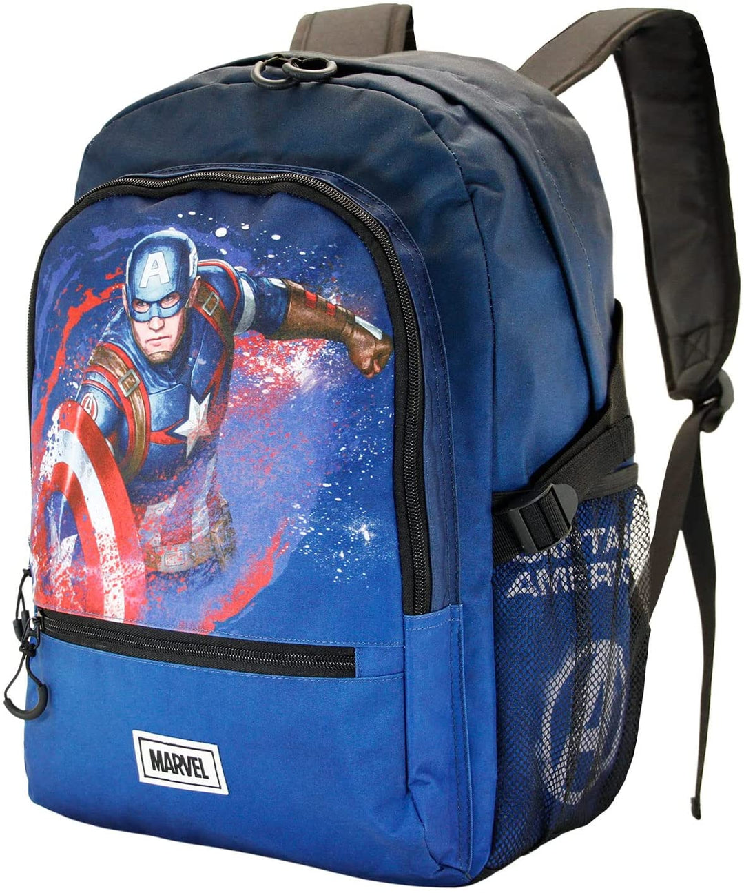 Captain America Full-Fan HS Fight Backpack, Blue