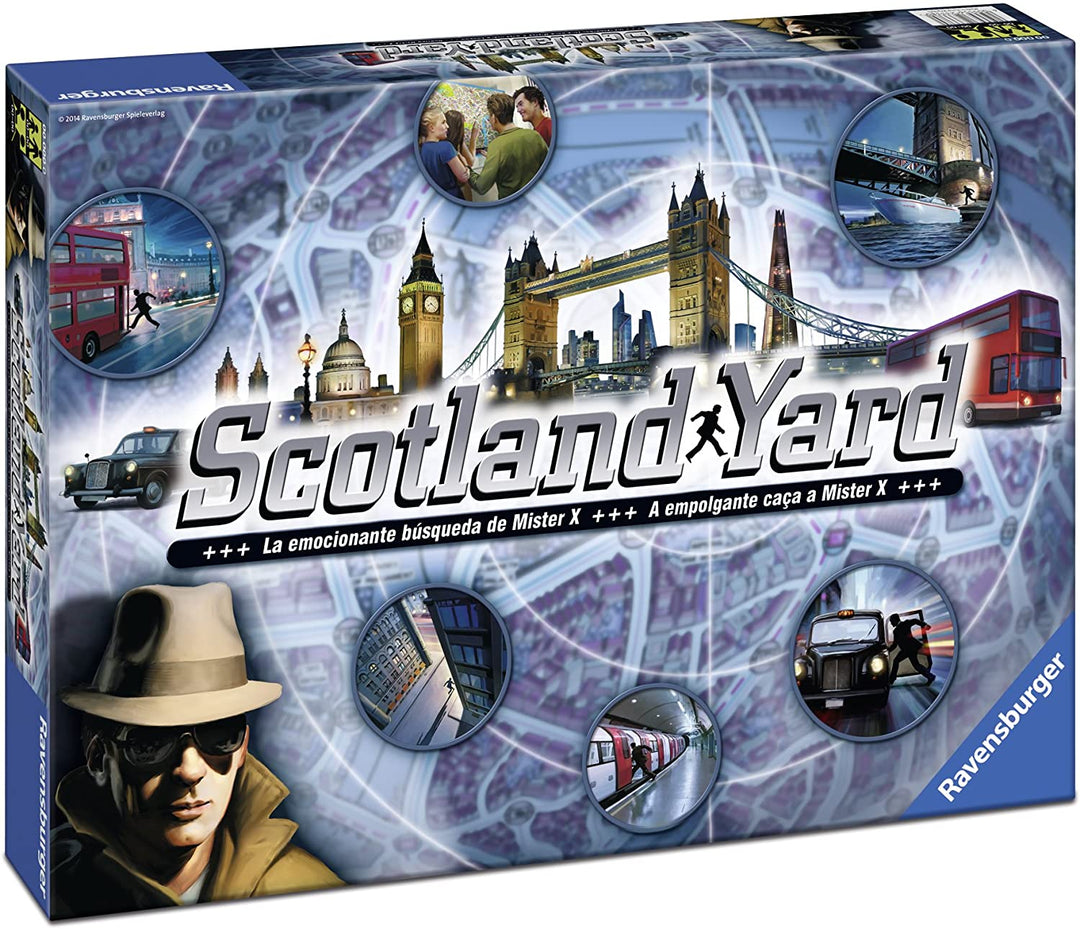 Ravensburger 26673 Scotland Yard, Brettspiel, 3–6 Spieler, empfohlenes Alter ab 8 Jahren