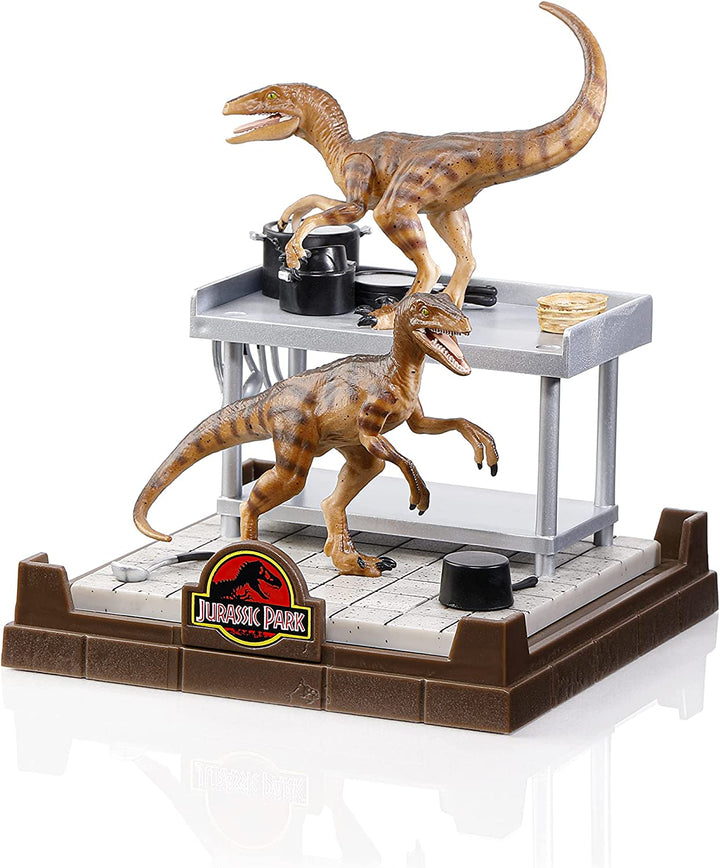 Das Velociraptor-Diorama der Noble Collection