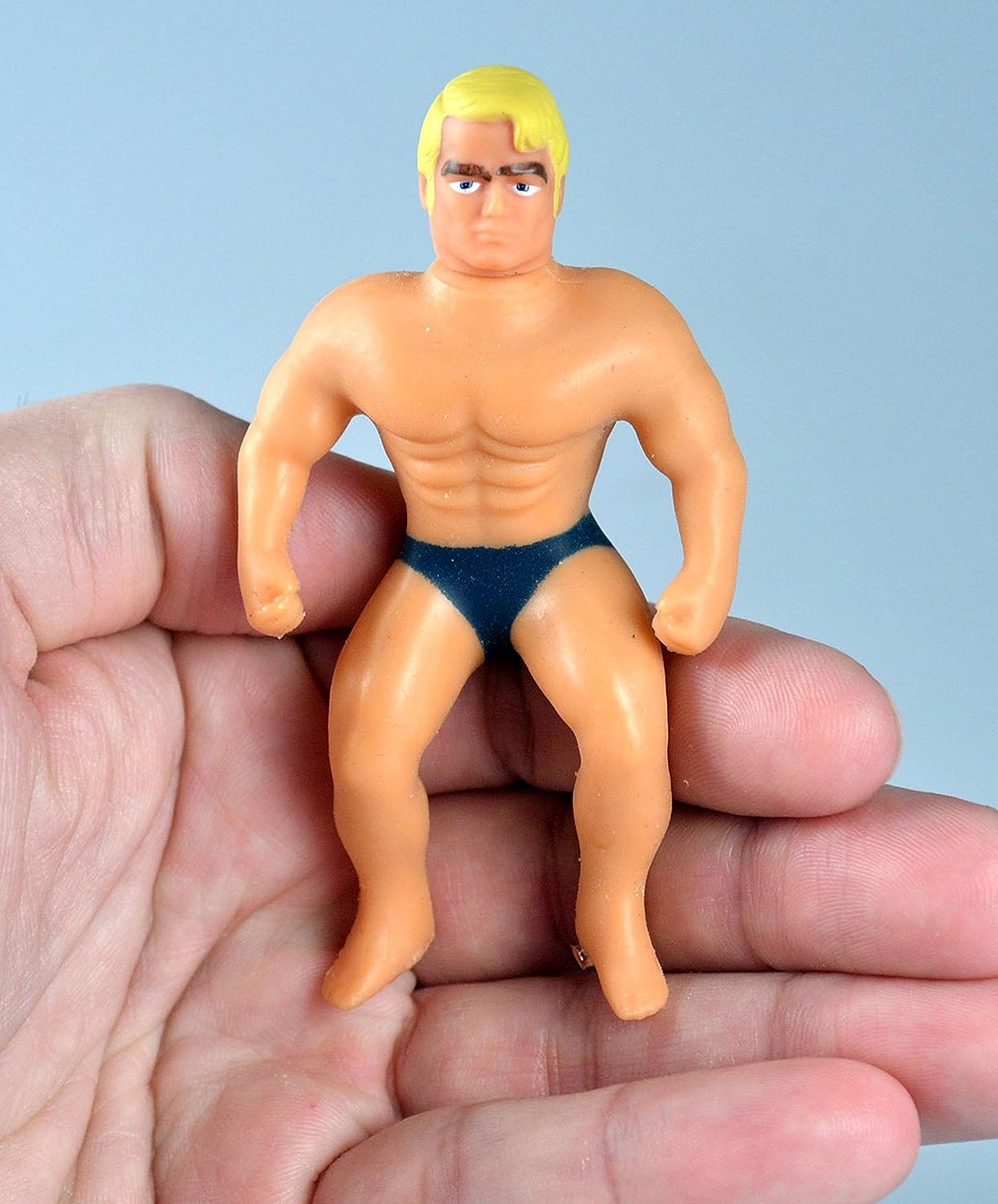 World's Smallest Stretch Armstrong - 9cm Stretchable Retro Action Figure 3