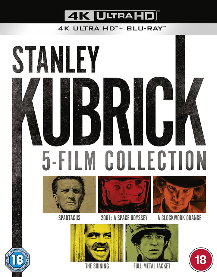 Stanley Kubrick: 5-Film-Sammlung [4K Ultra HD] [] [Blu-ray] [1960] [Region Fre [Blu-ray]
